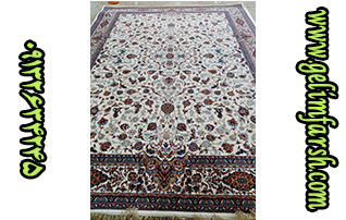 زیباترین فرش ماشینی طرح افشان اصفهان کرم