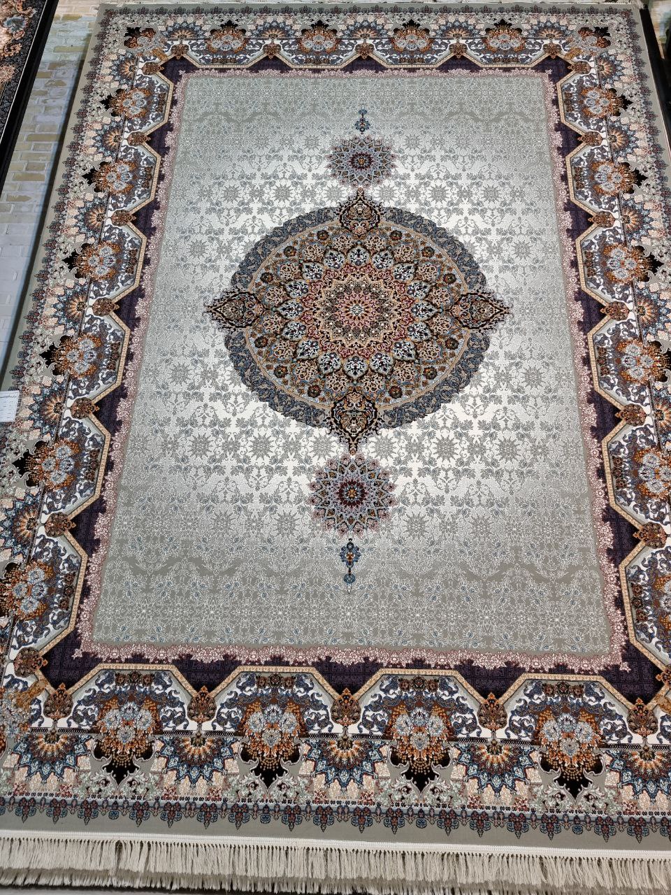 فرش ماشینی کاد زمینه فیلی برند مسجدی